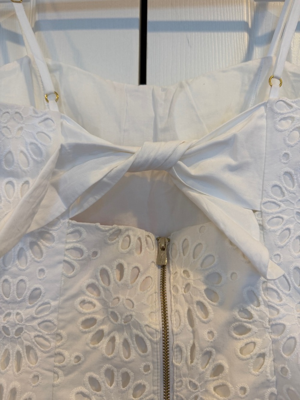 Lilly Pulitzer White Eyelet Mini Dress - Picture 4 of 5